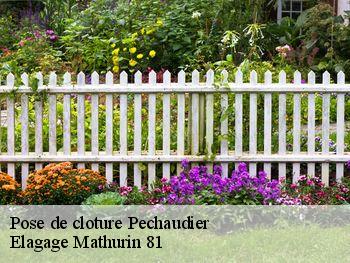 Pose de cloture  pechaudier-81470 Elagage Mathurin 81